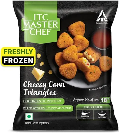 Master Chef Cheesy Corn Triangles